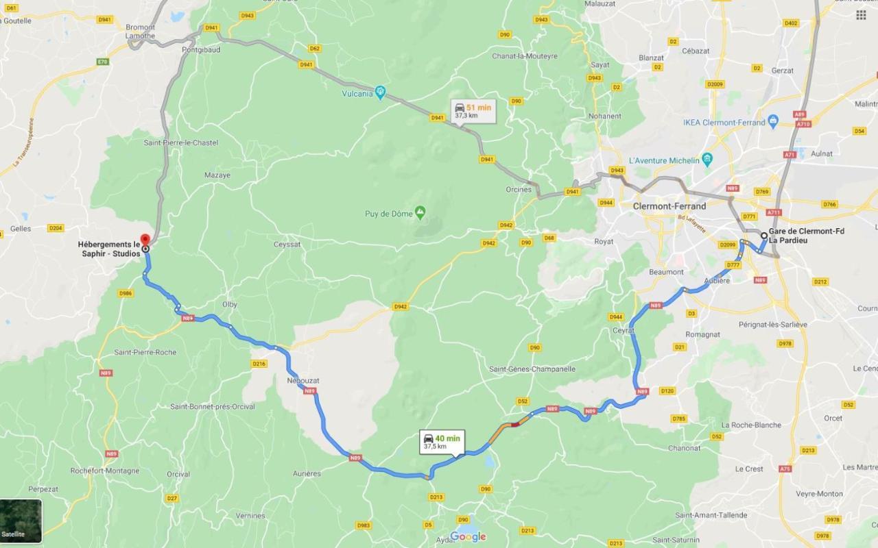 Studio Proche De Vulcania Et La Bourboule Gelles Kültér fotó